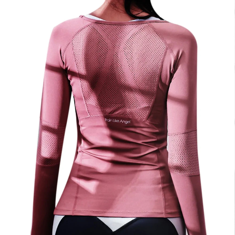 Seamless Long Sleeve Sports Top