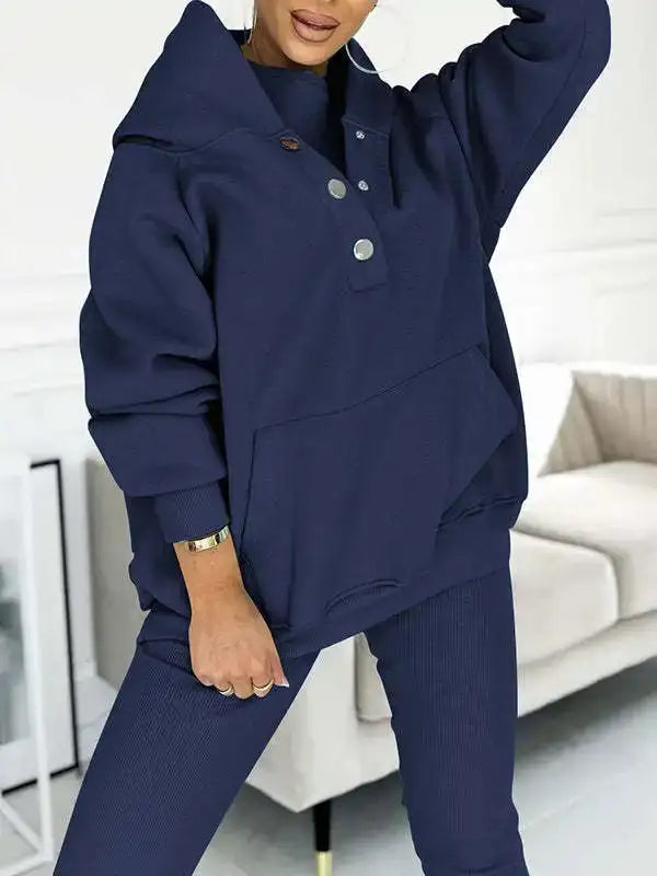 Ladies 3 Piece Tracksuit Set