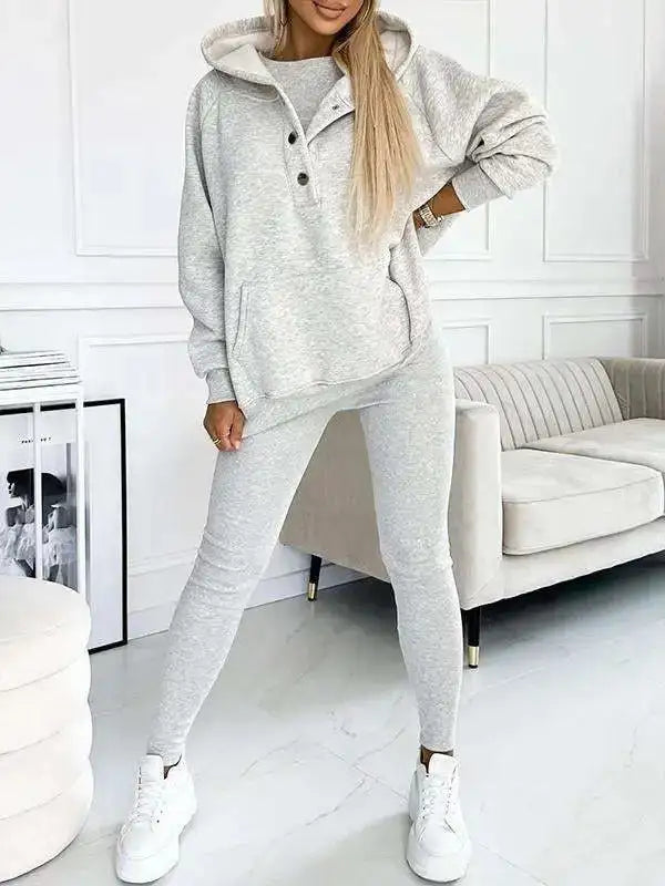 Ladies 3 Piece Tracksuit Set