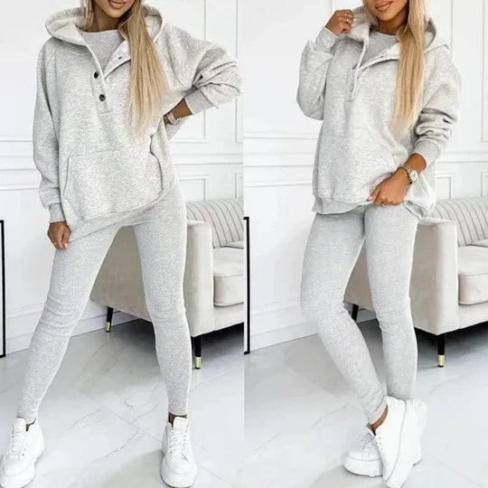 Ladies 3 Piece Tracksuit Set