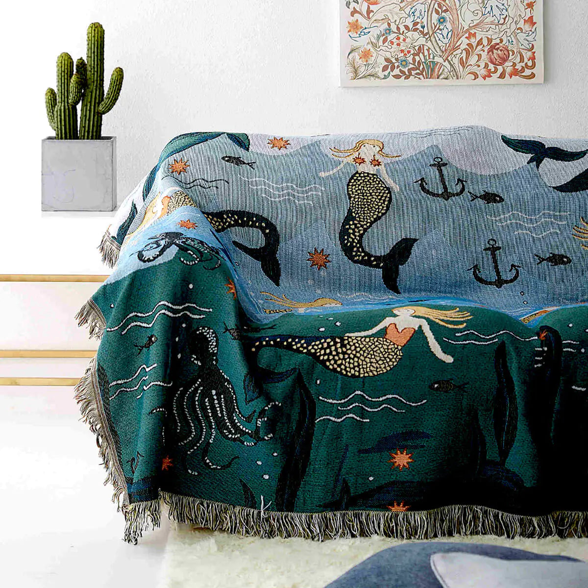 Mermaid Throw Blanket