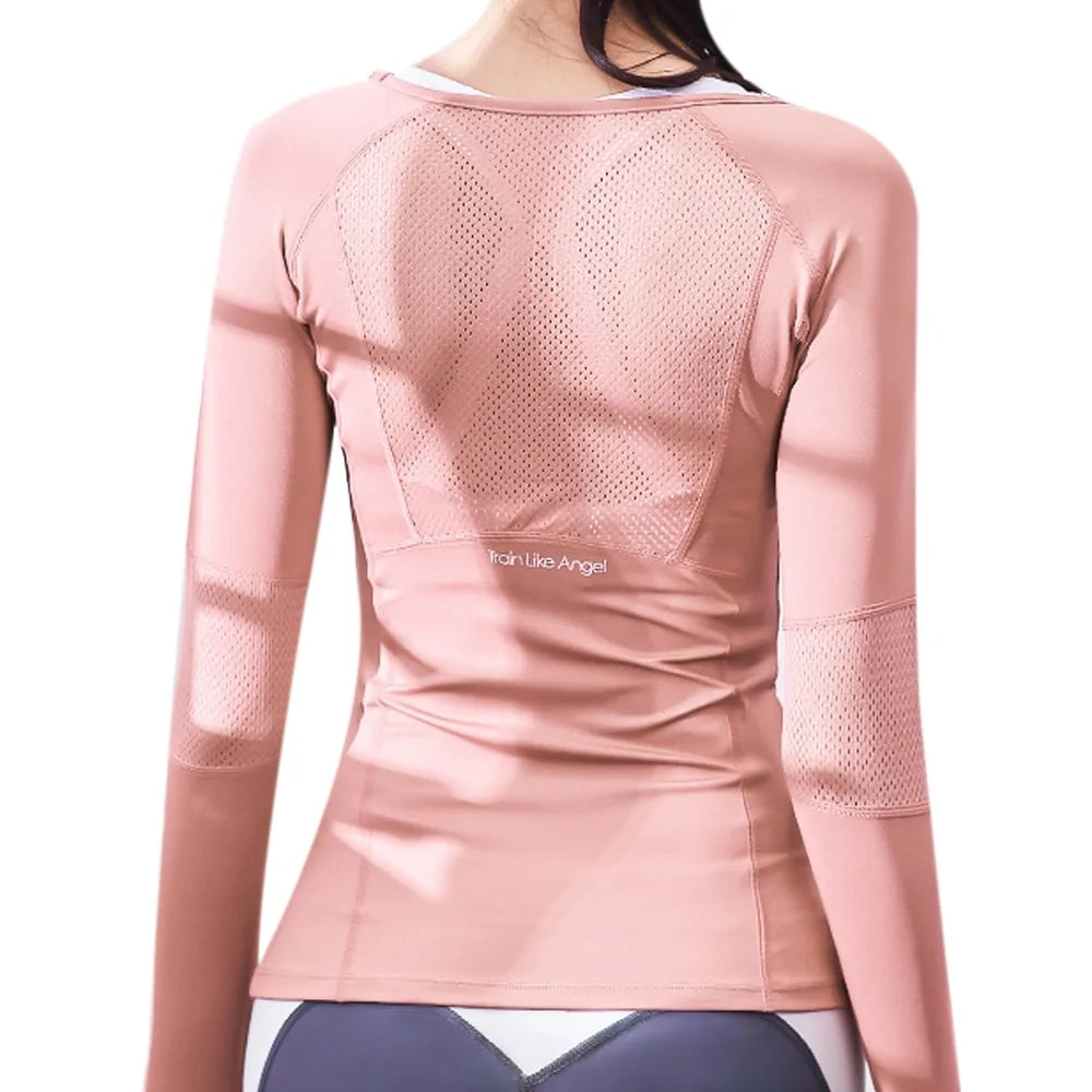 Seamless Long Sleeve Sports Top