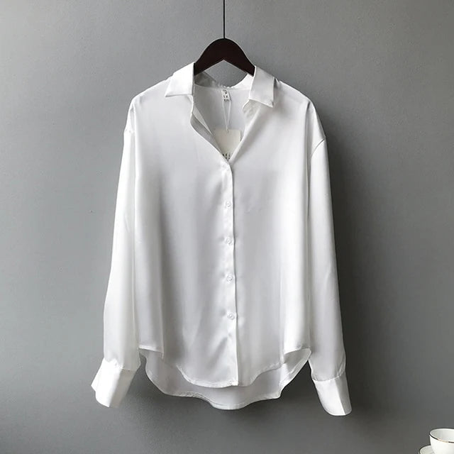 Business Satin Silk Shirt