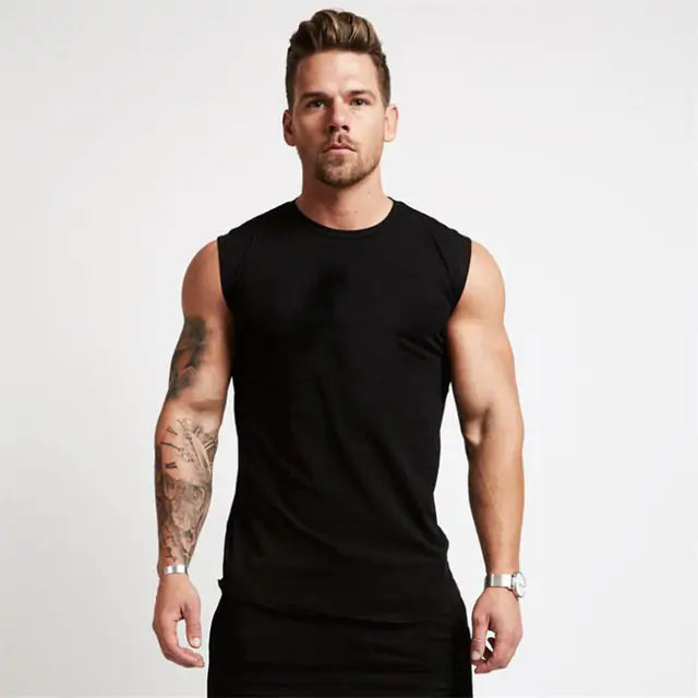 Fitness Gym Sleeve Less Tees