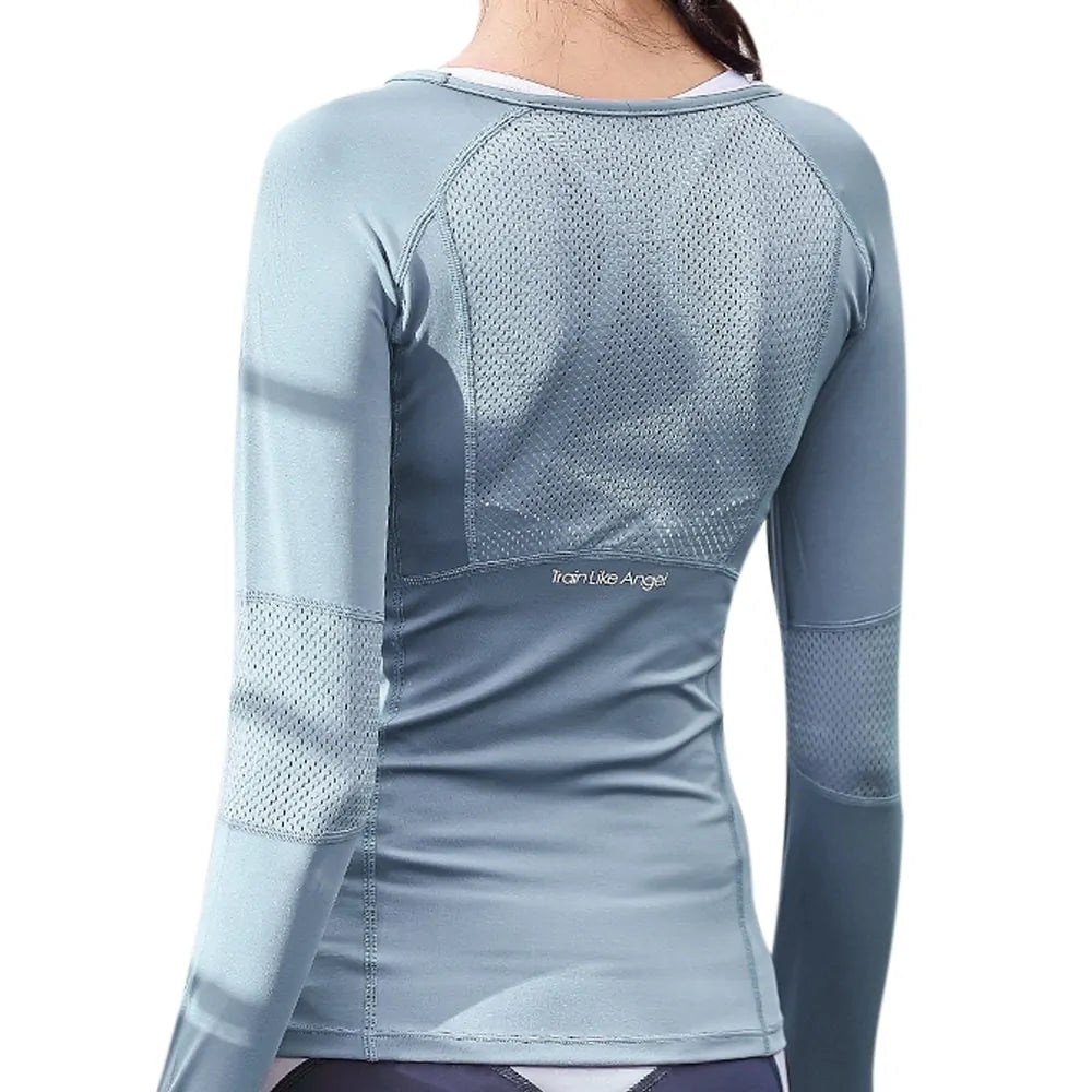 Seamless Long Sleeve Sports Top