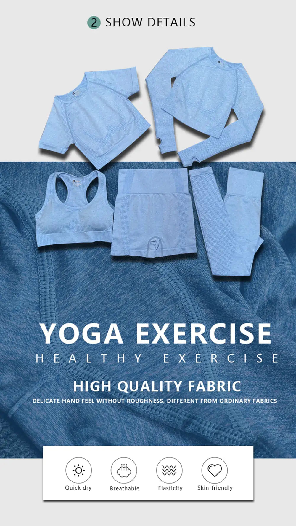 Women's 5 Piece Yoga Set